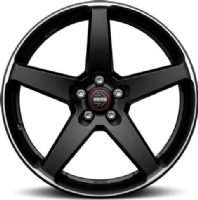 MOMO Five 8"X17-5/108  ET40 Matt Black Polished (700 Kg)
